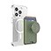 PopSockets Phone Wallet for MagSafe Phone Card Holder with Grip Green Eucalyptus