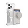 PopSockets Phone Wallet for MagSafe Phone Card Holder with Grip White Horchata