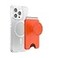 PopSockets Phone Wallet for MagSafe Phone Card Holder with Grip Orange Persimmon