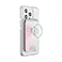 PopSockets Phone Wallet with Expanding Grip Phone Card Holder Wireless Charging Compatible Wallet Compatible with MagSafe Mermaid Pink