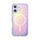 PopSockets iPhone 16 Phone Case with MagSafe Wireless Charging Compatible Purple Aura