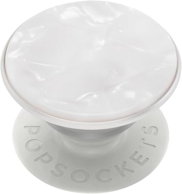 PopSockets Adhesive Phone Grip Holder Phone Stand White Pearl White