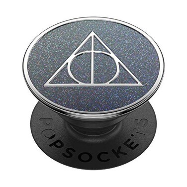 PopSockets Adhesive Phone Grip Holder Phone Stand Harry Potter Enamel Death Hallows Glitter