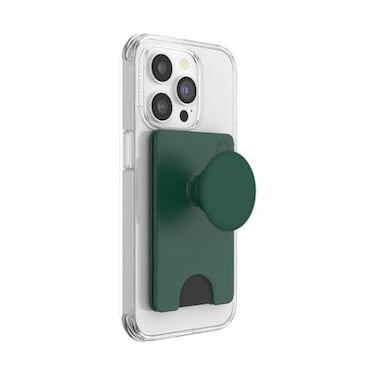 PopSockets Adhesive Phone Wallet and Card Holder with Grip Green Fresh Pine