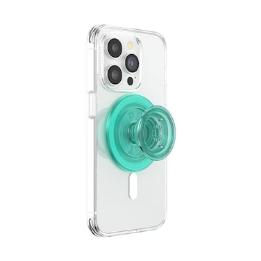 PopSockets Phone Grip for MagSafe Magnetic Holder Phone Stand Light Blue Translucent Mint