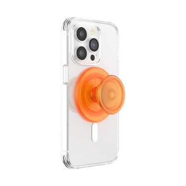 PopSockets Phone Grip for MagSafe Magnetic Holder Phone Stand Orange Zest