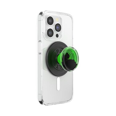 PopSockets Phone Grip for MagSafe Magnetic Holder Phone Stand Neon Green Tidepool Lava Lamp Absinthe