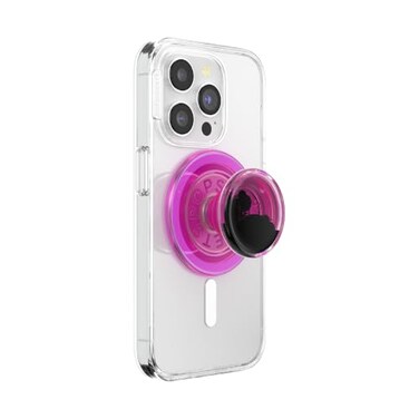PopSockets Phone Grip for MagSafe Magnetic Holder Phone Stand Hot Pink Tidepool Lava Lamp Absinthe
