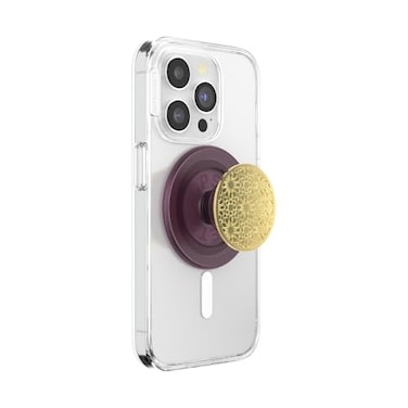 PopSockets Phone Grip for MagSafe Magnetic Holder Phone Stand Purple Enamel Mosiac