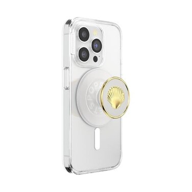 PopSockets Phone Grip for MagSafe Magnetic Holder Phone Stand Enamel Enamel Venus White