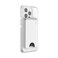 PopSockets Phone Wallet for MagSafe Phone Card Holder with Grip White