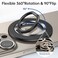 SYNCWIRE Magnetic Phone Ring Holder for MagSafe 360 Rotation Cell Phone Grip Stand Finger Ring Kickstand TwoSided Magnet Compatible with iPhone 17 Pro Max 16 15 14 13 12 MagSafe Accessories