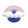 PopSockets Adhesive Phone Grip Holder Phone Stand Rainbow Popout Rainbow Fluff