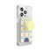 PopSockets Adhesive Phone Wallet and Card Holder with Grip Blue Tea Towel