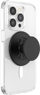 PopSockets Phone Grip for MagSafe with Kickstand Magnetic Stand Swappable Top Secure Hold for iPhone MagSafe Cases Phone Tablet Grip Plant Based Black