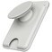 Sinjimoru for MagSafe Phone Grip Compatible with MagSafe Wallet Soft Magnetic Finger Grip with 3 Card Holder for iPhone MTap Tok Wallet Grey