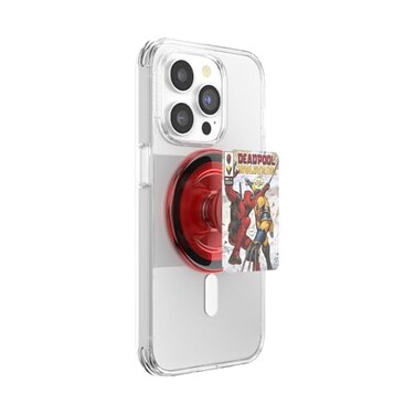 PopSockets Phone Grip for MagSafe Magnetic Holder Phone Stand Marvel DP Wolv Comic Cover