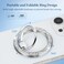 MENTINS Magnetic Phone Ring for MagSafe Grip Super Magnet Gold Twinkle Design Ring Holder Stand magsafe pop Socket Silver