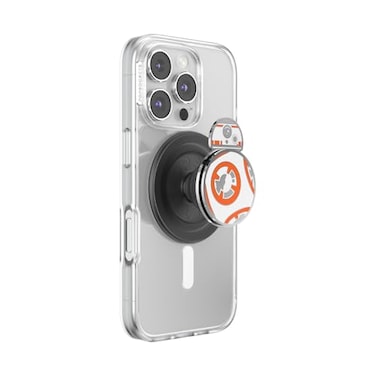 PopSockets Phone Grip for MagSafe with Kickstand Magnetic Stand Swappable Top Secure Hold for iPhone MagSafe Cases Phone Tablet Grip Star War Power The Force 2025 Spinner BB