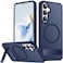 SPIDERCASE Magnetic for Samsung Galaxy S25 Plus Case 3 Stand Ways Military Grade Drop Protection with Invisible Stand Shockproof Slim Case for Samsung Galaxy S25 Plus 67 Blue