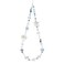 CasaPopz Beaded Camera Wrist Strap Cute Pearl Digital Camera Charm Lanyard Phone Wristlet Charms Beaded Camera Chain for Phone Bag Keychain Accessories White Star