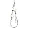 CasaPopz Beaded Camera Wrist Strap Cute Pearl Digital Camera Charm Lanyard Phone Wristlet Charms Beaded Camera Chain for Phone Bag Keychain Accessories White Conch