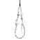 CasaPopz Beaded Camera Wrist Strap Cute Pearl Digital Camera Charm Lanyard Phone Wristlet Charms Beaded Camera Chain for Phone Bag Keychain Accessories White Conch