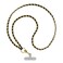 CASETiFY Pebbled Chain Crossbody Strap Black