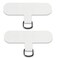 TACOMEGE Phone Tether Tab for iPhone Cell Phone Lanyard Patch Phone Strap Replacement Part for All Full Phone Cases White