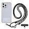 Golifyne Universal Phone Lanyard AntiTheft Crossbody Strap for iPhone 16 Pro Max and Most Smartphones Adjustable Cell Phone Neck Holder w 2 NonAdhesive Tether Tabs for Men and Women BlackBlack