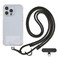 Golifyne Universal Phone Lanyard AntiTheft Crossbody Strap for iPhone 16 Pro Max and Most Smartphones Adjustable Cell Phone Neck Holder w 2 NonAdhesive Tether Tabs for Men and Women BlackBlack