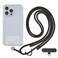 Golifyne Universal Phone Lanyard AntiTheft Crossbody Strap for iPhone 16 Pro Max and Most Smartphones Adjustable Cell Phone Neck Holder w 2 NonAdhesive Tether Tabs for Men and Women BlackBlack