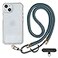 Golifyne Universal Phone Lanyard AntiTheft Crossbody Strap for iPhone 17 Pro Max and Most Smartphones Adjustable Cell Phone Neck Holder w 2 NonAdhesive Tether Tabs for Men and Women TealGold