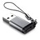 Yuntop 100 Pieces Black Cell Phone Lanyard Split Ring Strap with Silver Tone Ring for Mobile USB Flash Drive MP3 Keychain Keyring DIY