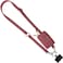 Save the Girls Clip Go Strap Cell Phone Strap with Brushed Vegan Leather Pouch Womens Crossbody Shoulder StrapOn Purse and Removable Wristlet Deep Cream Rose