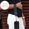 Save the Girls Original Clip and Go Phone Strap Pattern Chevron BrownCream Crossbody Phone Strap Chain with Zipper Wallet Pouch Phone Lanyard Zippered