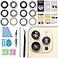 ASDAWN 2PCS Back Rear Camera Lens Glass Replacement for iPhone 14 Pro Max and 14 Pro Camera Glass Lens Replacement with PreInstalled Adhesive Repair Tool Kit Installation Manual