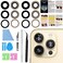 ASDAWN 2PCS Back Rear Camera Lens Glass Replacement for iPhone 14 Pro Max and 14 Pro Camera Glass Lens Replacement with PreInstalled Adhesive Repair Tool Kit Installation Manual