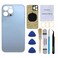 Perzework OEM Rear Cover Back Glass Replacement for iPhone 13 pro max 67 inch All Carriers with with Installment Manual and Professional Repair Tool KitsSierra Blue