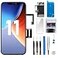 Risidamoy for iPhone 11 Screen Replacement 61 with Ear Speaker and Sensor Kit Full Assembly 3D Touch LCD Display Digitizer Fix Tools Magnetic Screw Mat Front Earpiece Repair Glass A2111 A2223 A2221
