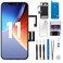 Risidamoy for iPhone 11 Screen Replacement 61 with Ear Speaker and Sensor Kit Full Assembly 3D Touch LCD Display Digitizer Fix Tools Magnetic Screw Mat Front Earpiece Repair Glass A2111 A2223 A2221