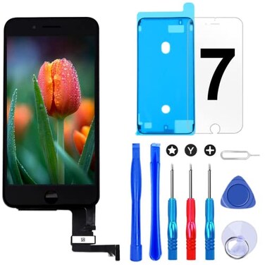 Brinonac Screen Replacement for iPhone 7 47 inch LCD Digitizer Touch Screen LCD Replacement Screen Frame Assembly Full Set with Tools and Screen Protector Black