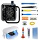 SKTJDL Compatible with Apple Watch 4 44mm Screen Replacement Front Glass Lens LED Touch Digitizer Repair Kit with Tools and Instructions No LCD Screen