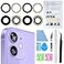 ASDAWN 2PCS Back Camera Lens Glass Replacement for iPhone 12 12 Mini Standard Prime Lens with Nano Coating Glass Construction Lightning Mount