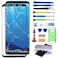 Agzssl Original Samsung Galaxy S8 Plus Front Glass Repair Kit Screen Replacement Outer Glass Screen incl Waterpoof Frame AdhesiveRepair Glue and Lamp Tool KitNo DigitizerNo LCD 62 inch