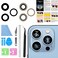 ASDAWN Back Camera Lens Glass Replacement for iPhone 13 Pro and 13 Pro Max Rear Lens Glass Replacement kit with PreInstalled Adhesive Installation Manual Repair Tool Kit