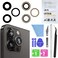 ASDAWN Back Rear Camera Lens Glass Replacement for iPhone 14 Pro Max 67 Inches with PreInstalled Adhesive ASDAWN Back Camera Lens Glass kit with Installation Manual Repair Tool Set