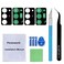 Perzework 2 Sets Back Rear Camera Lens Glass Replacement for Samsung Galaxy Note 20 Ultra with Reparing Toolkit Black