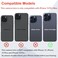 Phoupair Original OEM Back Rear Camera Glass Lens Replacement for iPhone 15 Pro Max 67inches with Adhesive Preinstalled and Repair Tools Set