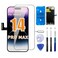 ZTR for iPhone 14 Pro Max Screen Replacement 67 COF LCD Display and Touch Digitizer Full Assembly with Repair Tool Kits 120Hz Promotion Screen Protector for A2651 A2893 A2896 A2895 A2894